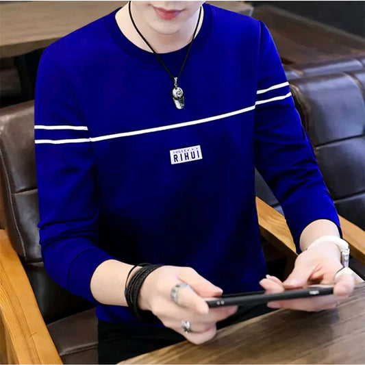 T-shirt Distro Rihui Sweatshirt Men Trendy Elegant Sweater(LT07)