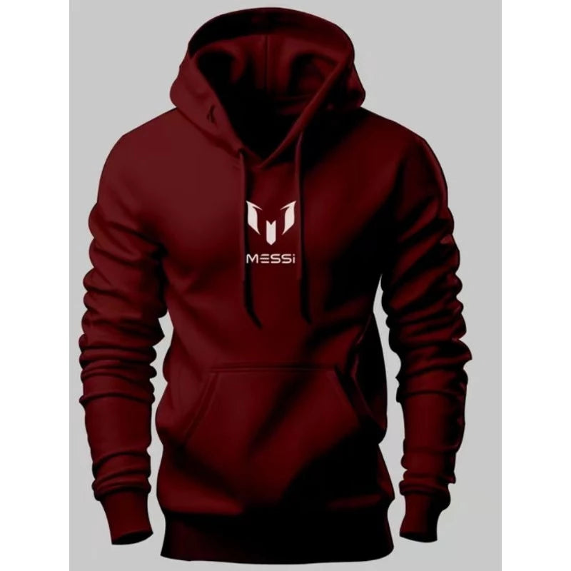 Messi unisex hoodie sweater thick fleece material distro(MD04)