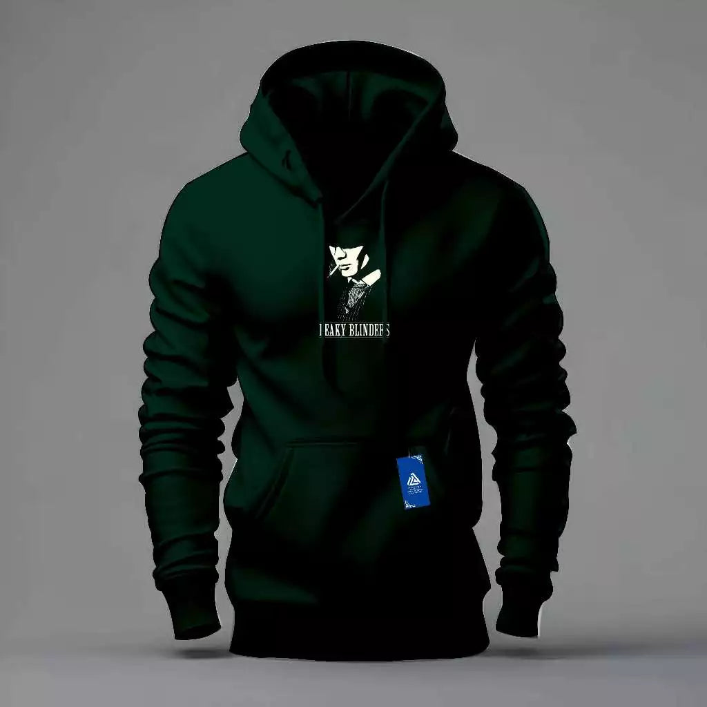 PEAKY hoodie jumper black simple sweater for men and women(RH04)