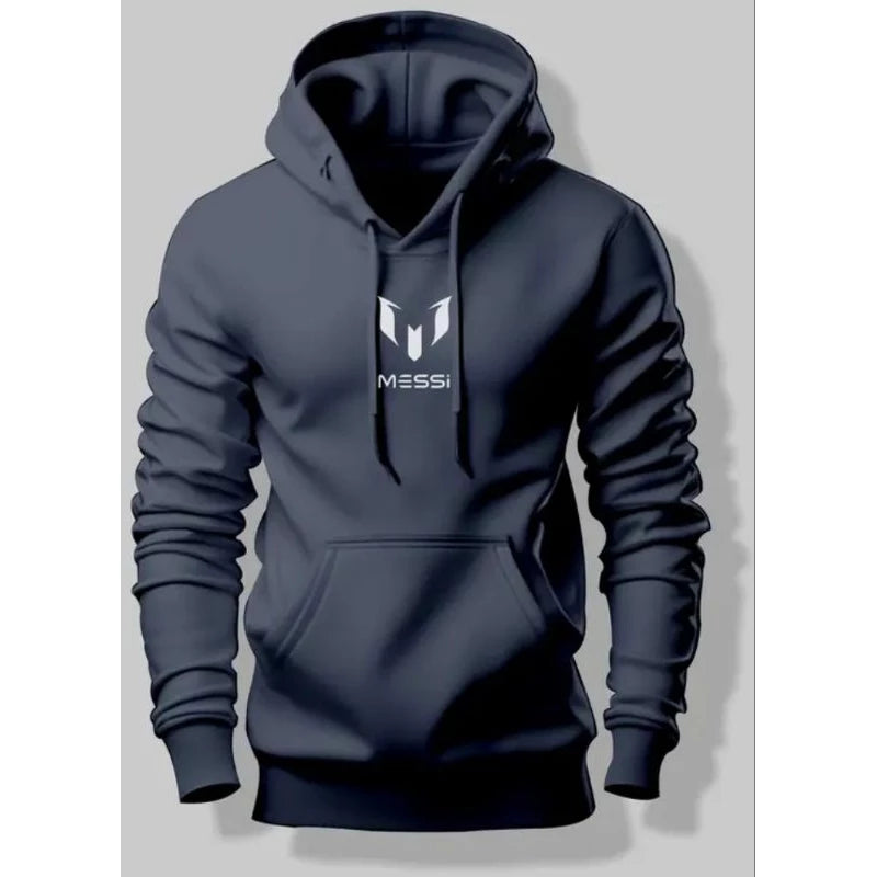Messi unisex hoodie sweater thick fleece material distro(MD04)