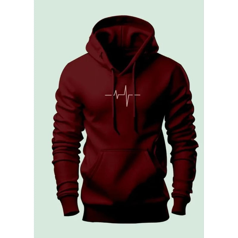 Hoodie Sweater pulse thick fleece fabric, soft, unisex (MD05)