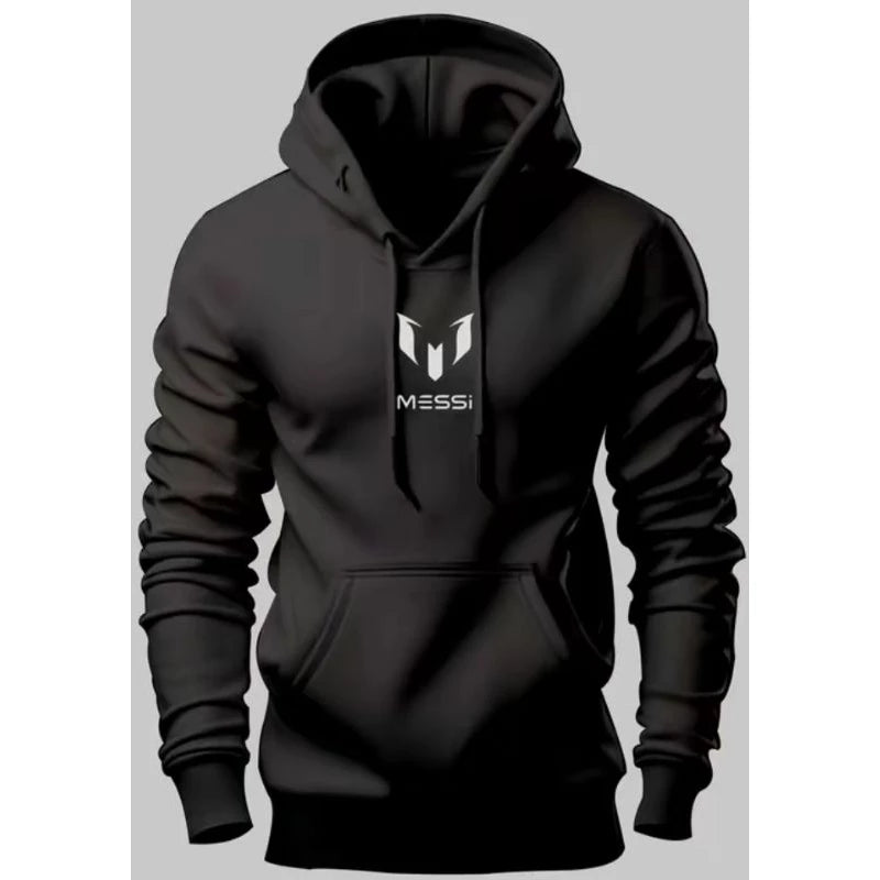 Messi unisex hoodie sweater thick fleece material distro(MD04)