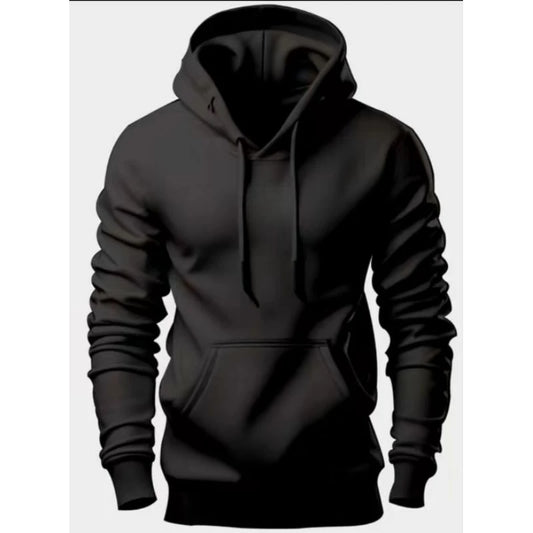 plain sweater hoodie - thick fleece material - unisex(MD02)